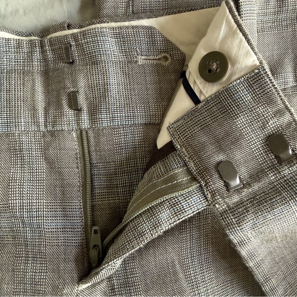 Y2K Banana Republic Wool Martin Fit Stretch Plaid Dress Pants - Picture 10 of 13